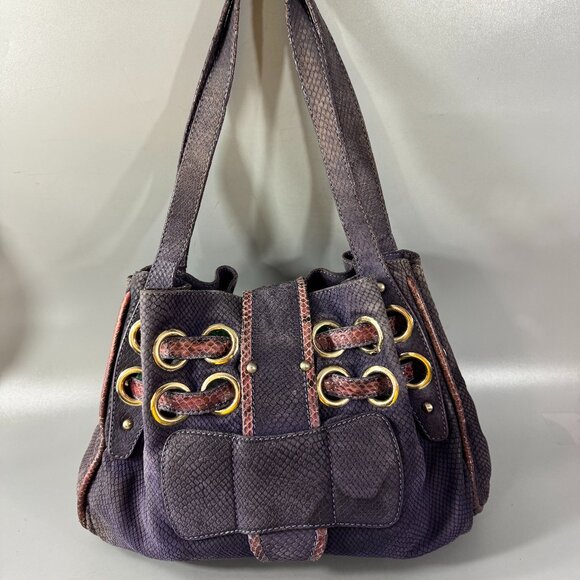 Authentic Vintage Jmmy Choo Ramona Embossed Snake Skin Purse - Picture 5 of 14